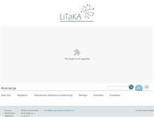 Tablet Screenshot of litaka.lt